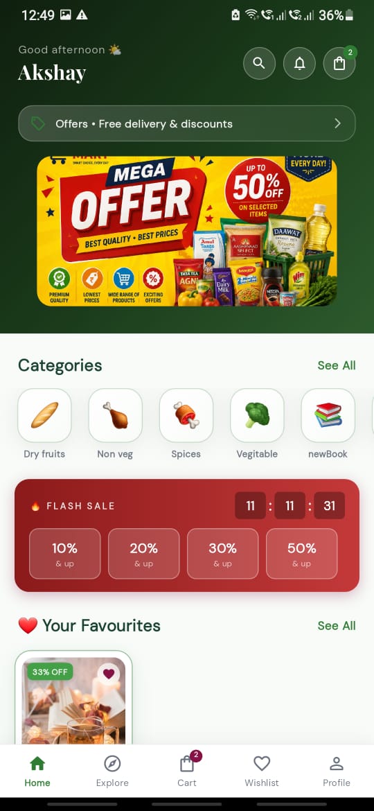 Grocery Home & Storefront